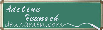 Adeline Heunsch Visitenkarte